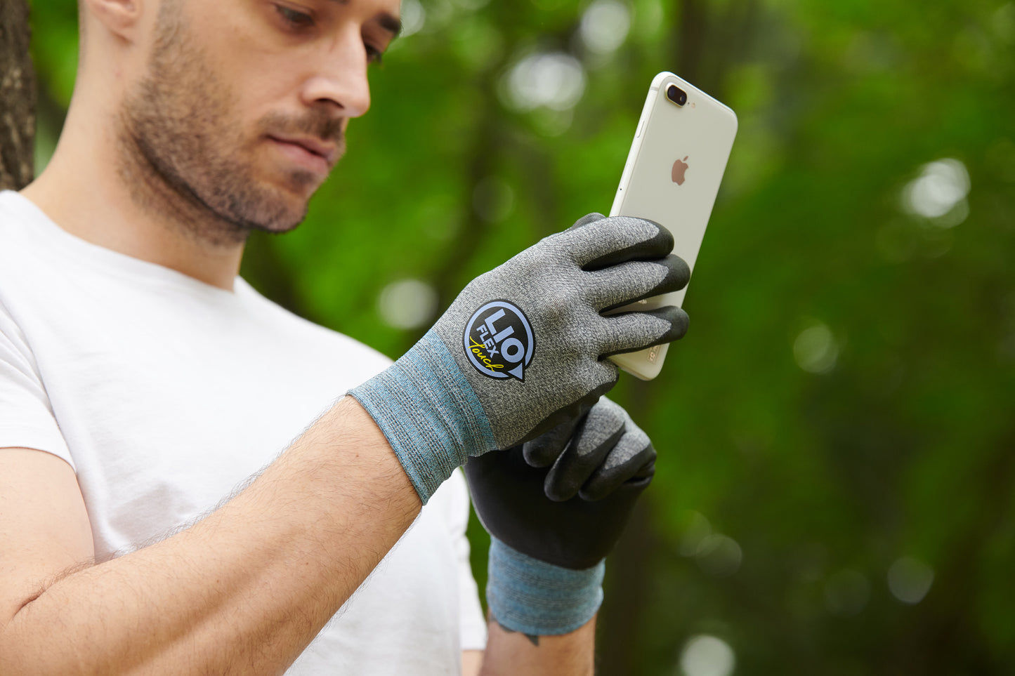 LIO FLEX Touch Screen NBR Foam Coated Work Gloves