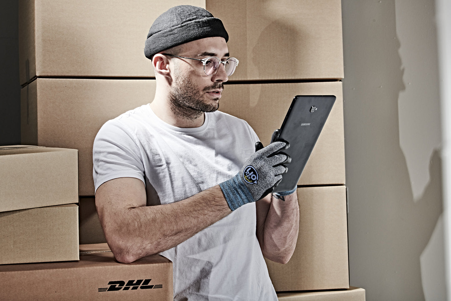 LIO FLEX Touch Screen NBR Foam Coated Work Gloves