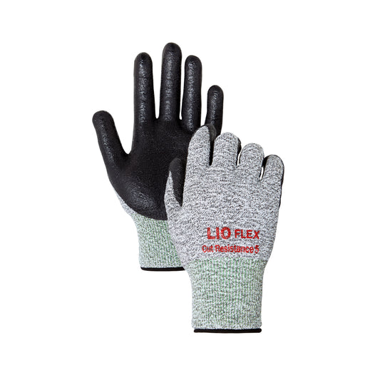 LIO FLEX Level 5 Cut Resistance NBR Foam Coated Work Gloves