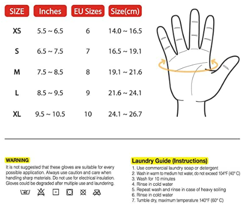 LIO FLEX Touch Screen NBR Foam Coated Work Gloves