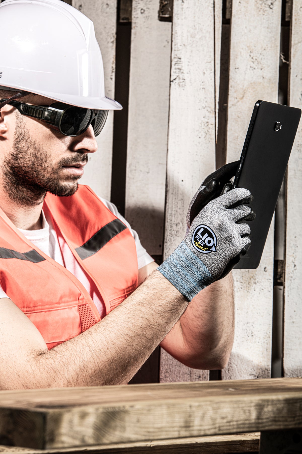 LIO FLEX Touch Screen NBR Foam Coated Work Gloves