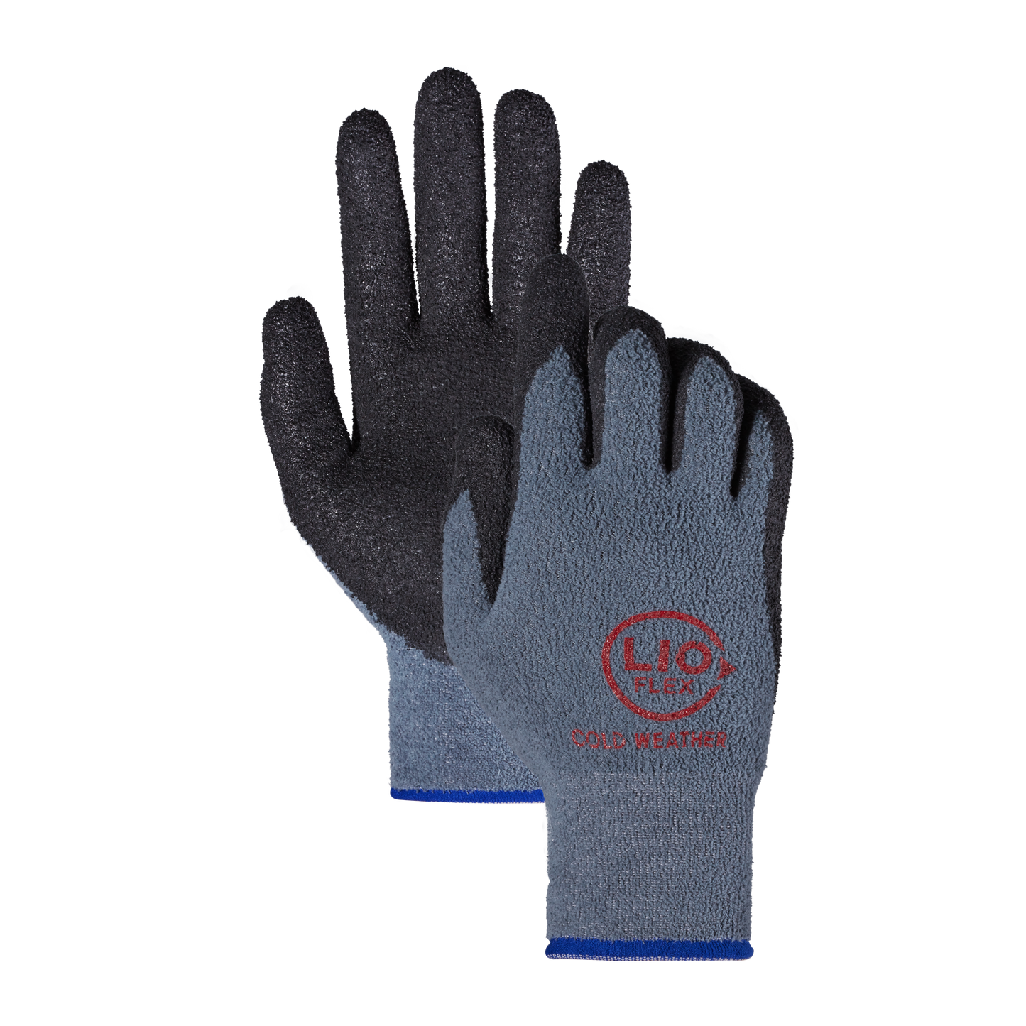 LIO FLEX Cold Weather Winter Fleece NBR Foam Coated Work Gloves