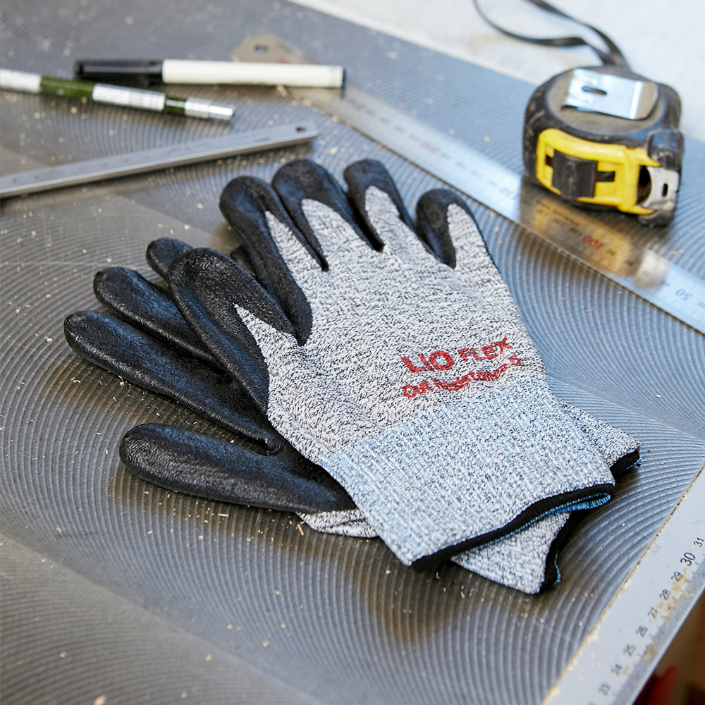LIO FLEX Level 5 Cut Resistance NBR Foam Coated Work Gloves
