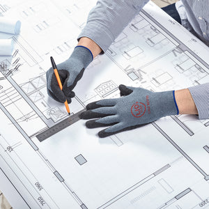 LIO FLEX Cold Weather Winter Fleece NBR Foam Coated Work Gloves